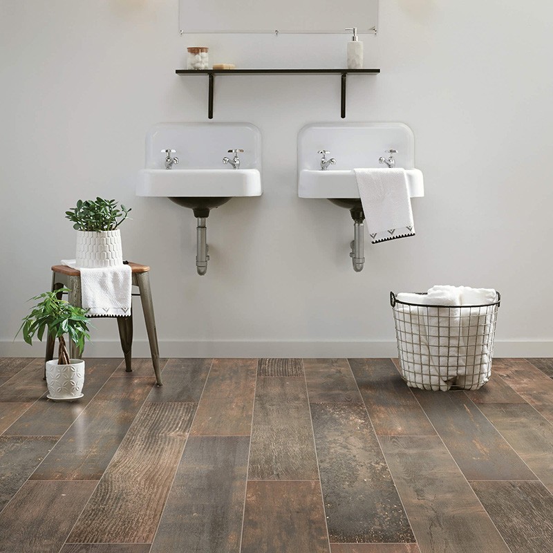 Small bathroom flooring | Karen's Advance Floors